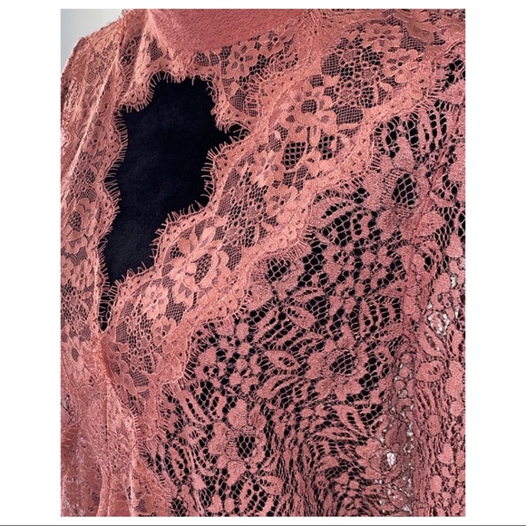 FREE PEOPLE LACE TUNIC MINI DRESS - Picture 4 of 8